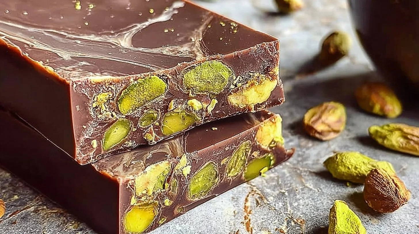 Delicious homemade Dubai chocolate bar recipe