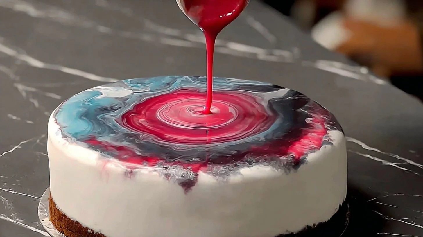 Stunning Mirror Glaze Cake with a glossy finish for a delightful dessert experience