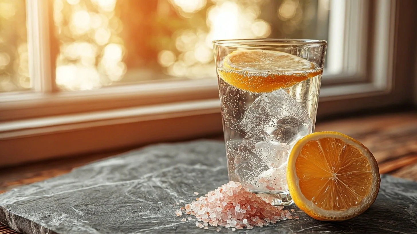 Pink salt and ice recipe for effective weight loss