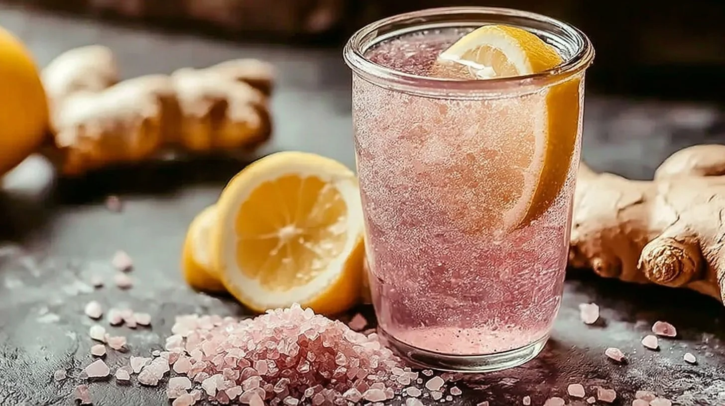 Healthy pink salt weight loss recipe for women to detox naturally