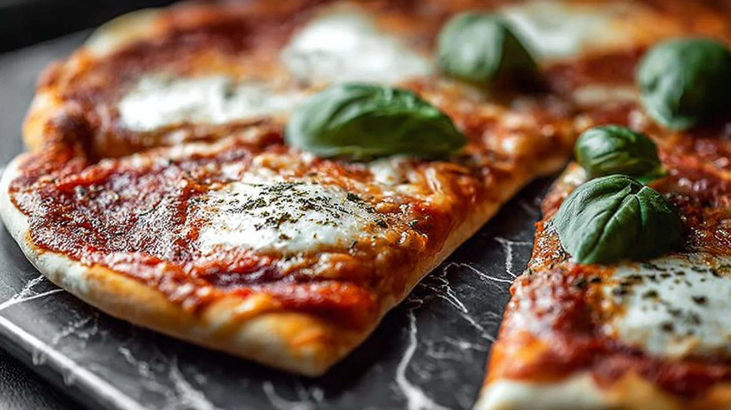 Homemade gluten free pizza base ready for toppings