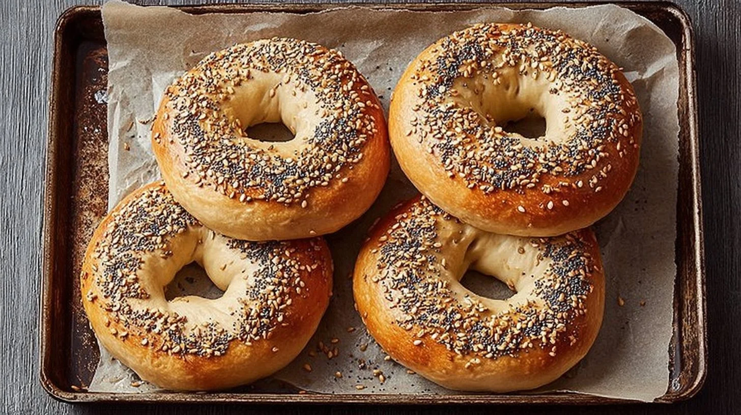 High-protein bagels made with Greek yogurt, no yeast required.