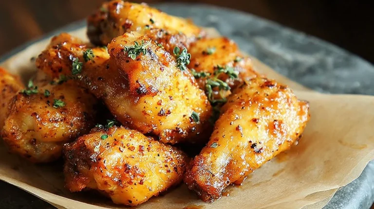 Delicious sous vide chicken wings cooked to perfection