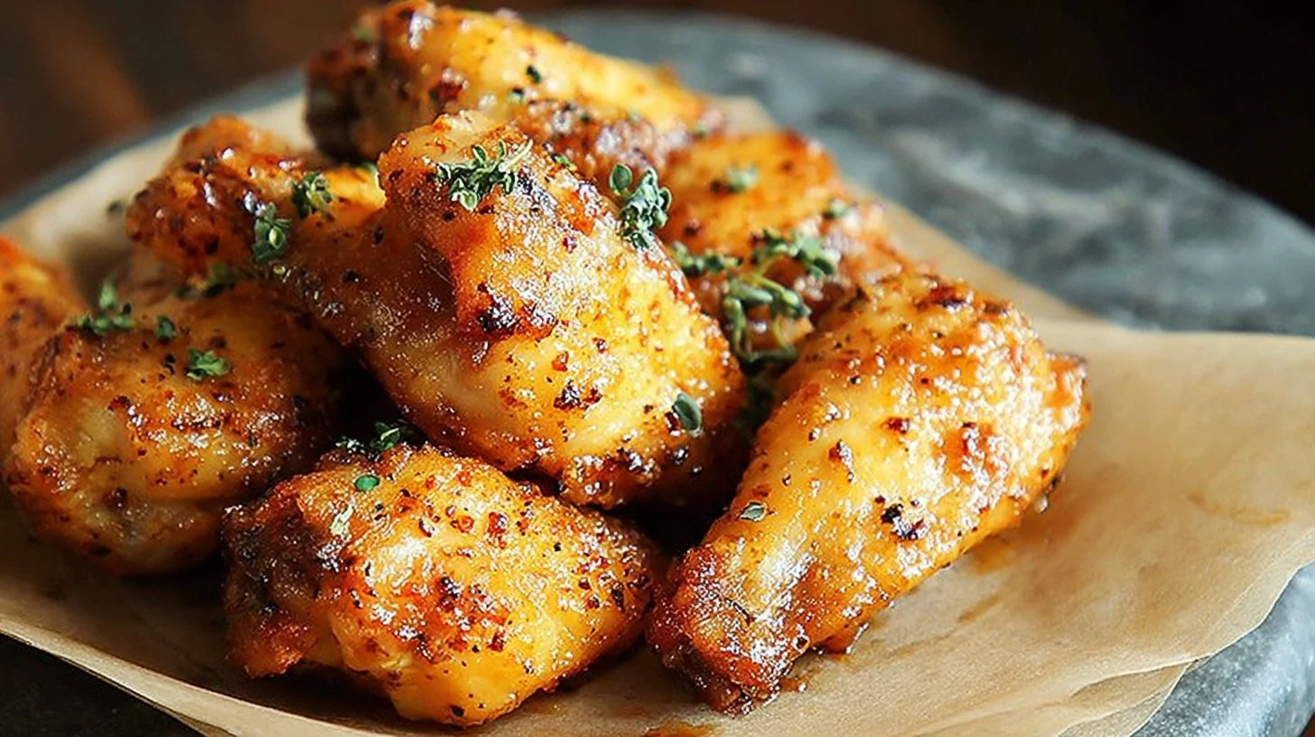 Delicious sous vide chicken wings cooked to perfection